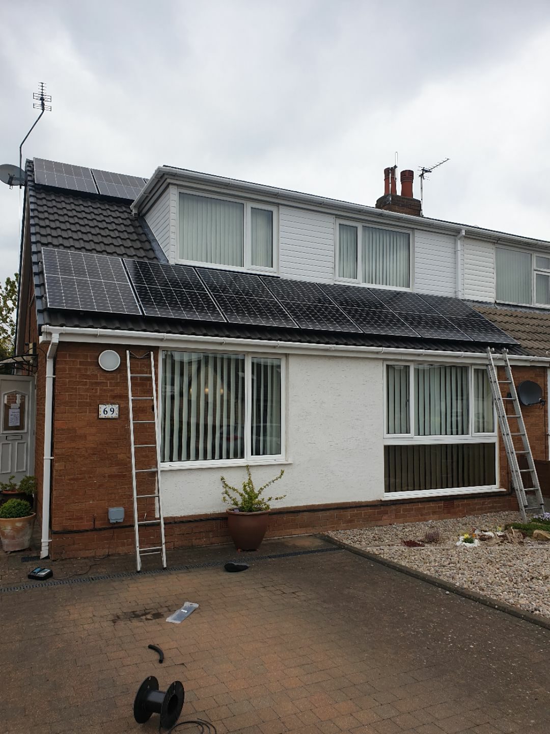 Solar panel installation Garstang